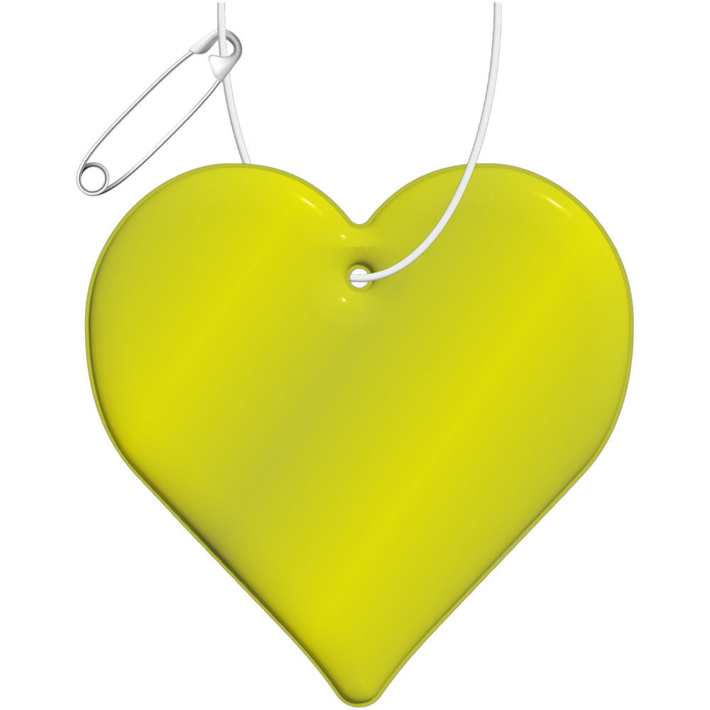 RFX™ H-09 reflecterende TPU hanger met hart